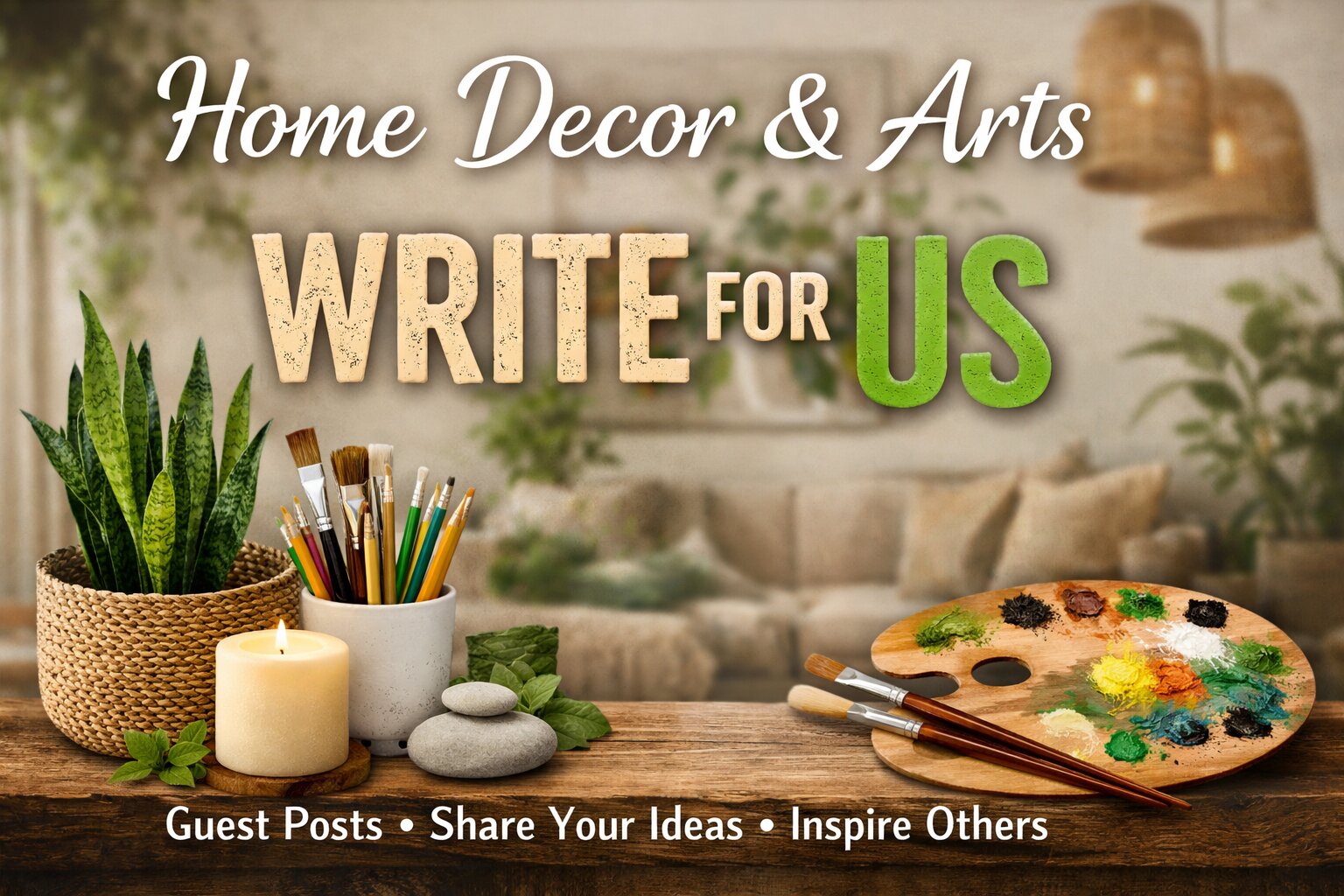 Home Decor & Arts Write For uS