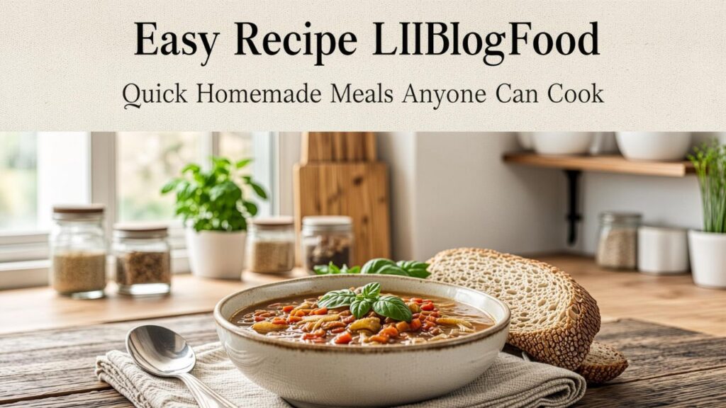 Easy Recipe LLBlogFood: Quick Homemade Meals Anyone Can Cook