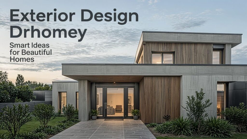 Exterior Design Drhomey: Smart Ideas for Beautiful Homes
