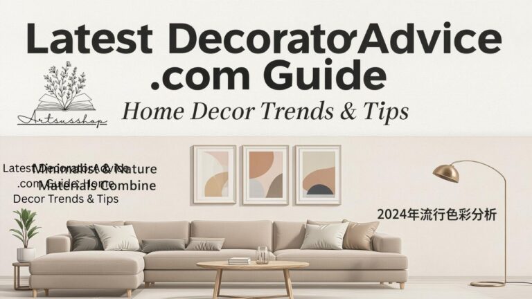 Latest DecoratorAdvice .com Guide: Home Decor Trends & Tips