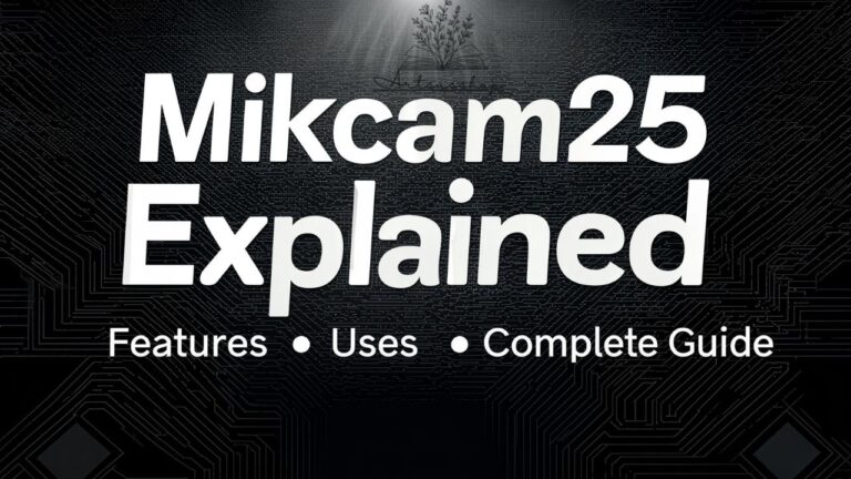 Mikcam25 Explained: Features, Uses & Complete Guide