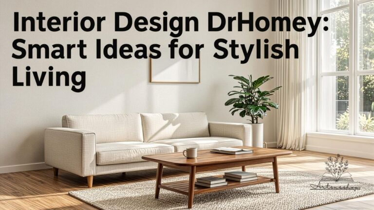 Interior Design DrHomey: Smart Ideas for Stylish Living