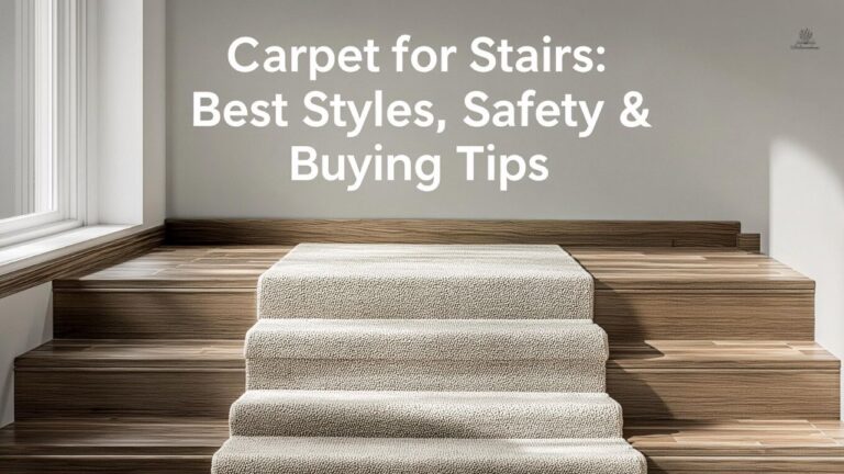 Carpet for Stairs: Best Styles, Safety & Buying Tips