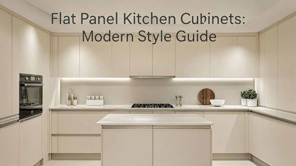 Flat Panel Kitchen Cabinets: Modern Style Guide