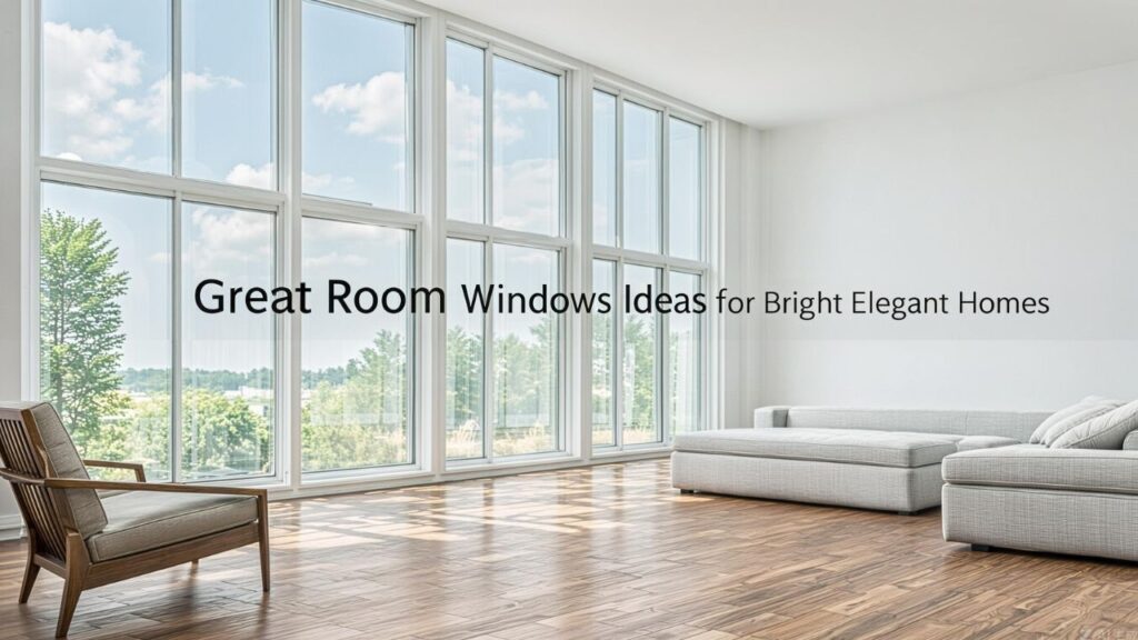 Great Room Windows Ideas for Bright Elegant Homes
