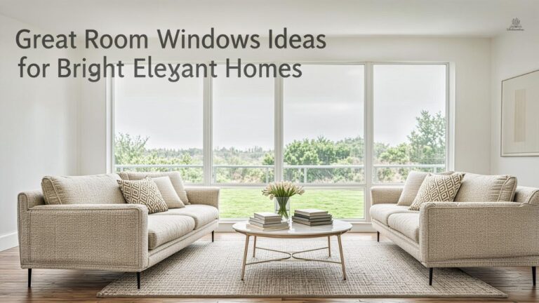 Great Room Windows Ideas for Bright Elegant Homes