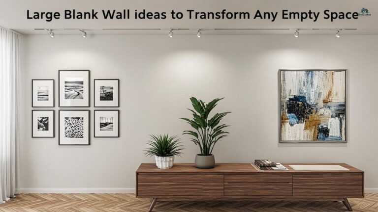 Large Blank Wall Ideas to Transform Any Empty Space