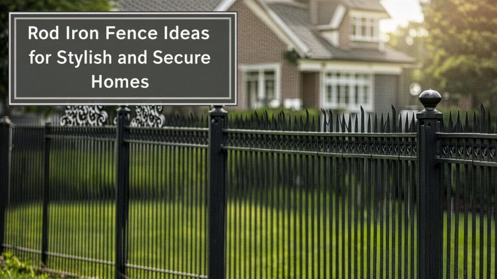 Rod Iron Fence Ideas for Stylish and Secure Homes