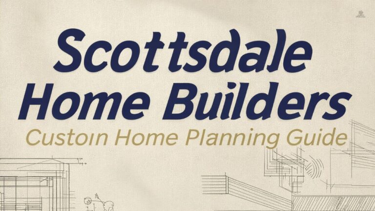 Scottsdale Home Builders: Custom Home Planning Guide
