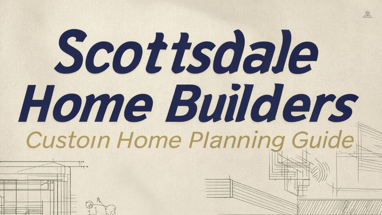 Scottsdale Home Builders: Custom Home Planning Guide