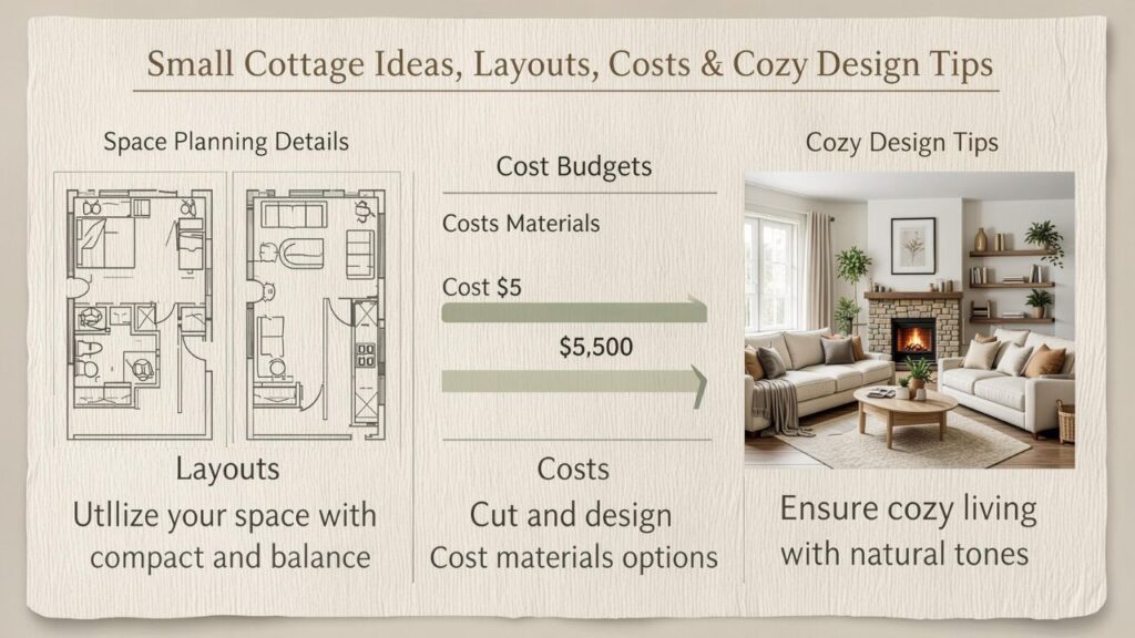 Small Cottage Ideas, Layouts, Costs & Cozy Design Tips