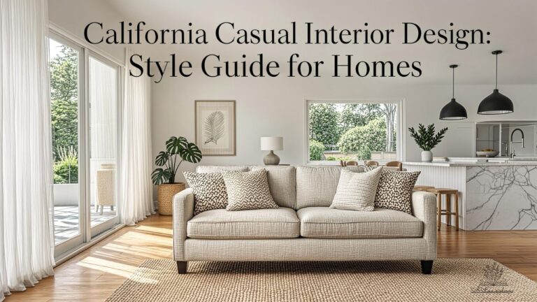 California Casual Interior Design: Style Guide for Homes