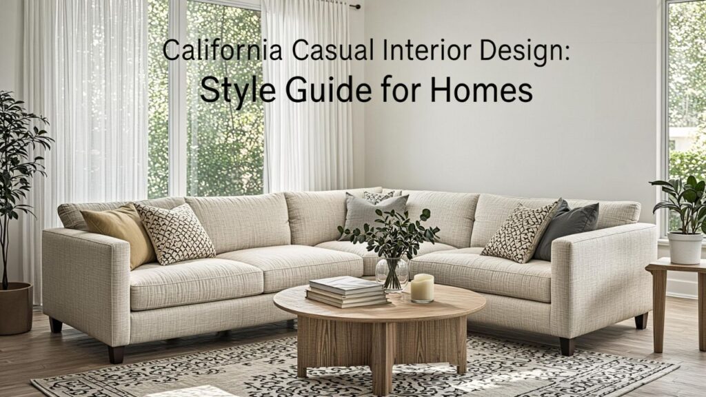 California Casual Interior Design: Style Guide for Homes