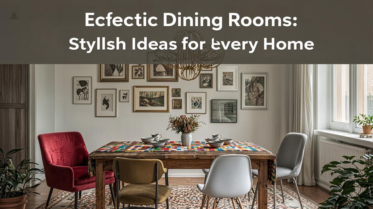 Eclectic Dining Rooms: Stylish Ideas for Every Home