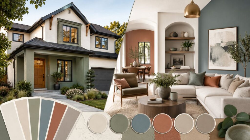 Home Colour Ideas for Interior and Exterior Paint Trends