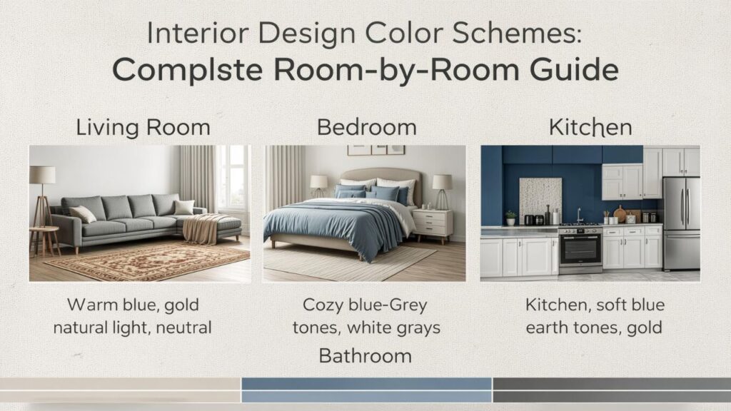 Interior Design Color Schemes: Complete Room-by-Room Guide